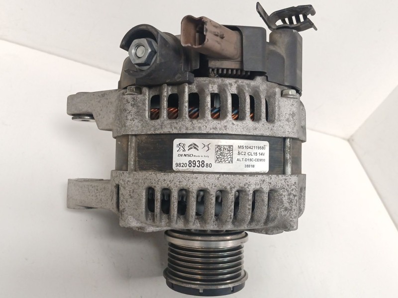 Recambio de alternador para peugeot 208 i (ca_, cc_) 1.5 bluehdi 100 referencia OEM IAM 9820893880 CL15 MS1042119580