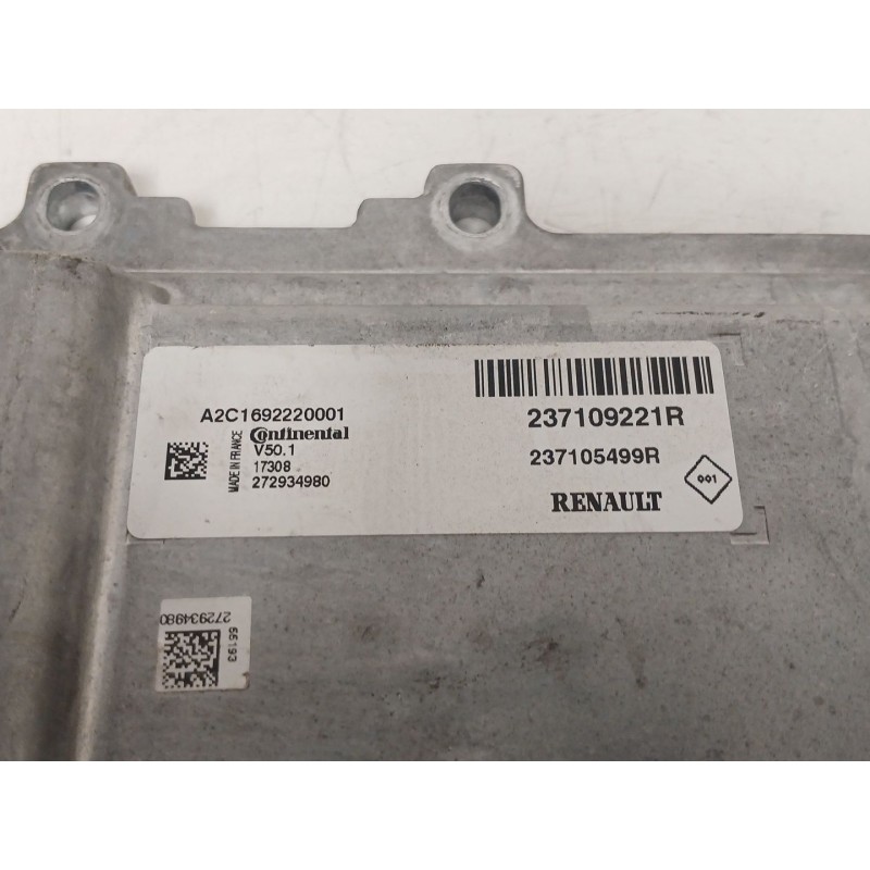Recambio de centralita motor uce para renault clio iv (bh_) 0.9 tce 90 referencia OEM IAM 237109221R 237105499R A2C1692220001