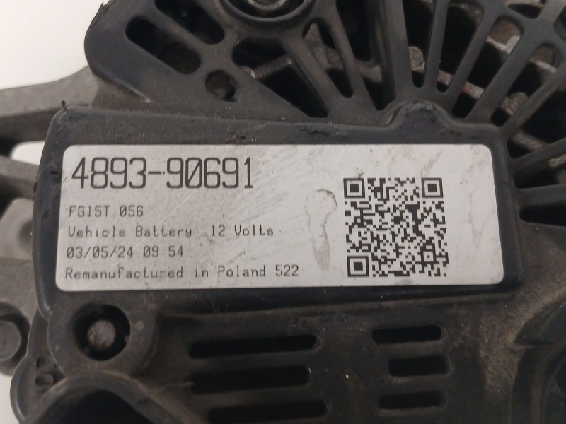 Recambio de alternador para renault kangoo express (fw0/1_) 1.5 dci 75 (fw07, fw10, fw04) referencia OEM IAM 489390691  