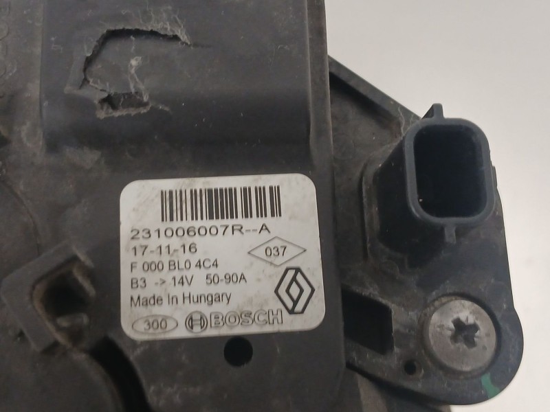 Recambio de alternador para renault clio iv (bh_) 0.9 tce 90 referencia OEM IAM 231006007R  