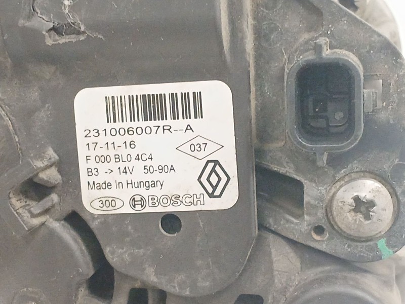 Recambio de alternador para renault clio iv (bh_) 0.9 tce 90 referencia OEM IAM 231006007R  