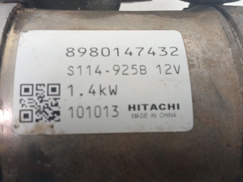 Recambio de motor arranque para opel astra j gtc 1.7 cdti (08) referencia OEM IAM 8980147432  