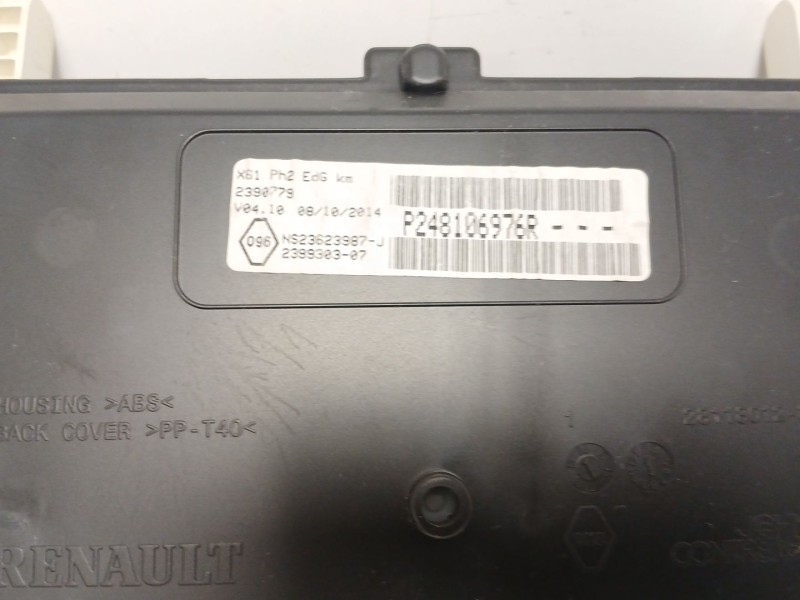 Recambio de cuadro instrumentos para renault kangoo express (fw0/1_) 1.5 dci 75 (fw07, fw10, fw04) referencia OEM IAM 248106976R
