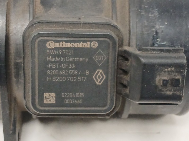 Recambio de caudalimetro para renault twingo dynamique referencia OEM IAM 8200682558 5WK97021 