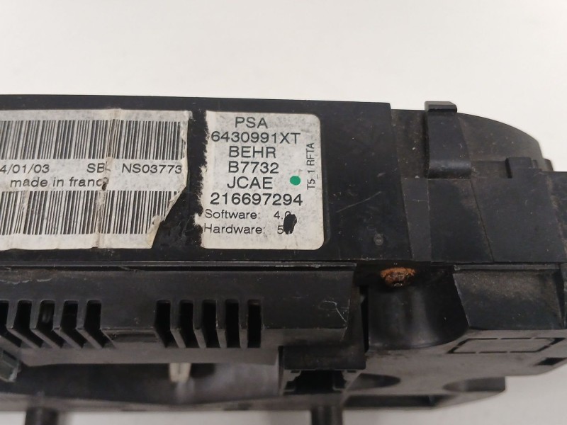Recambio de mando climatizador para peugeot 307 break / sw (s1) sw referencia OEM IAM 96430991XT  