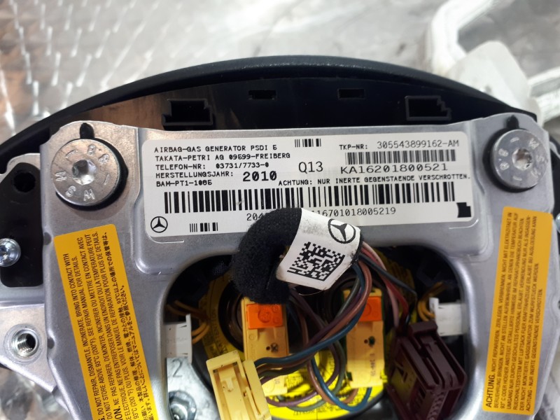Recambio de kit airbag para mercedes-benz clase c (w204) berlina 2.1 cdi cat referencia OEM IAM A20448709426  