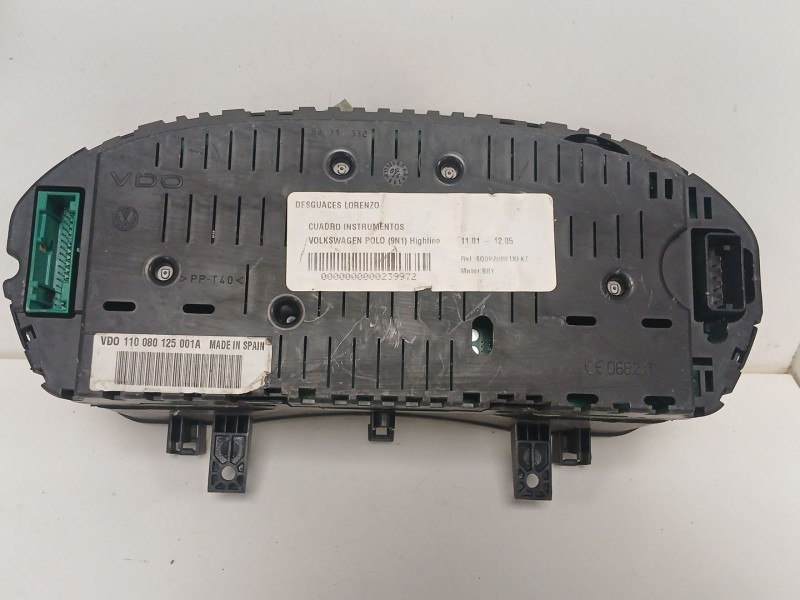 Recambio de cuadro instrumentos para volkswagen polo (9n1) highline referencia OEM IAM 6Q0920820  