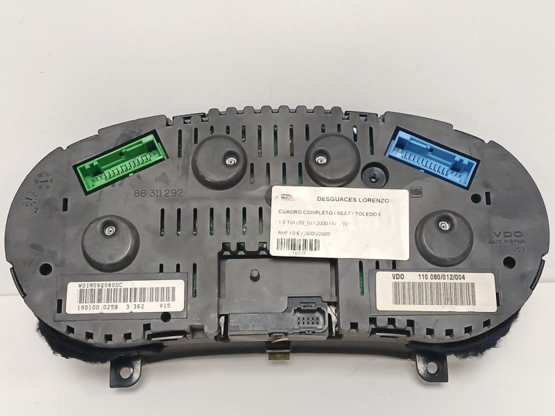 Recambio de cuadro instrumentos para seat toledo (1m2) 1.9 tdi referencia OEM IAM  16046 