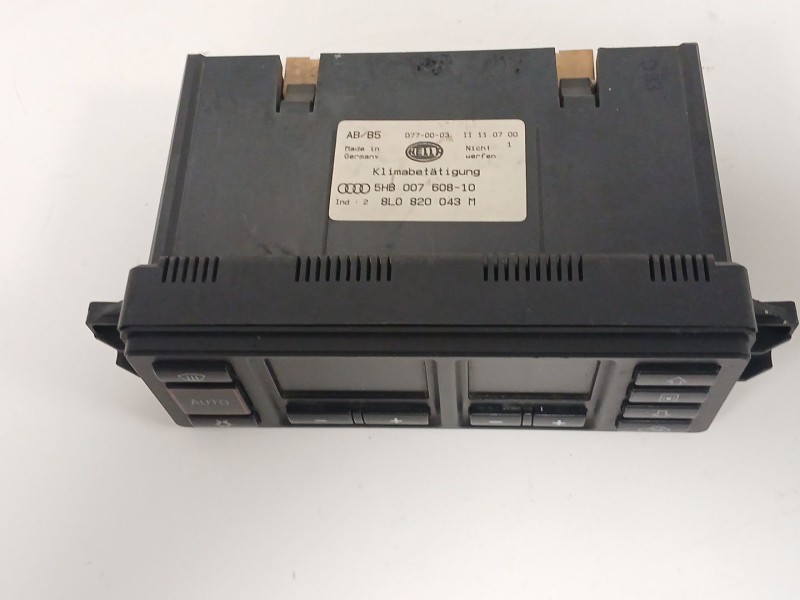 Recambio de mando climatizador para audi a3 (8l) 1.9 tdi ambition referencia OEM IAM 8L0820043M 5HB00760810 