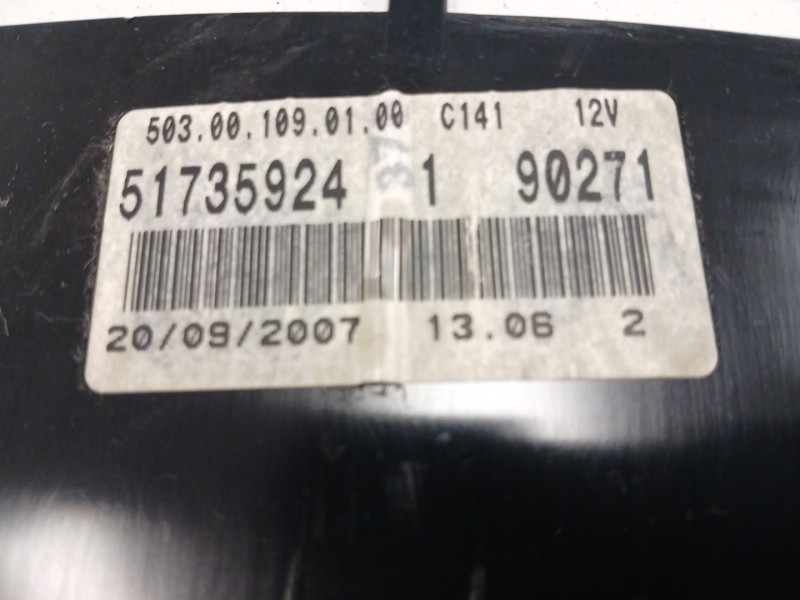 Recambio de cuadro instrumentos para fiat croma (194) 1.9 jtd 16v cat referencia OEM IAM 51735924  
