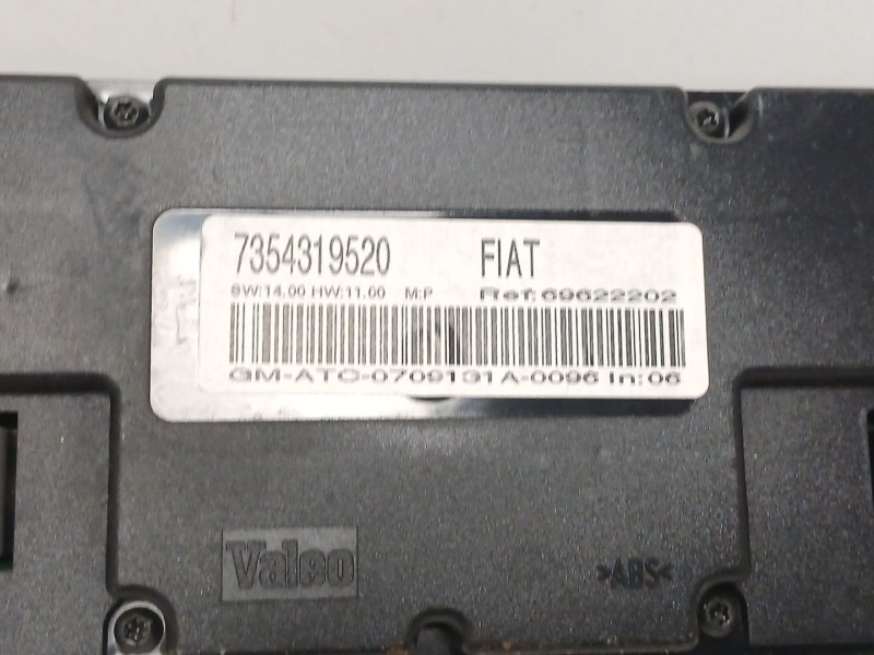 Recambio de mando climatizador para fiat croma (194) 1.9 jtd 16v cat referencia OEM IAM 7354319520  
