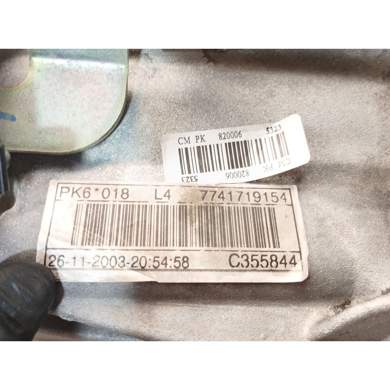 Recambio de caja cambios para renault laguna ii (bg0/1_) 1.9 dci (bg08, bg0g) referencia OEM IAM PK6  