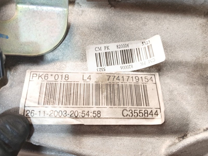 Recambio de caja cambios para renault laguna ii (bg0/1_) 1.9 dci (bg08, bg0g) referencia OEM IAM PK6  