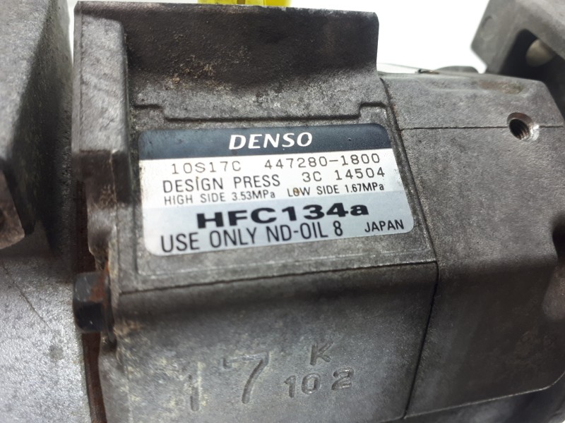 Recambio de compresor aire acondicionado para iveco 35s15 referencia OEM IAM 4472801800  