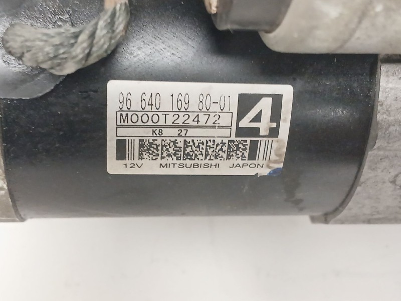 Recambio de motor arranque para peugeot partner tepee 1.6 hdi 16v referencia OEM IAM 9664016980 M000T22472 