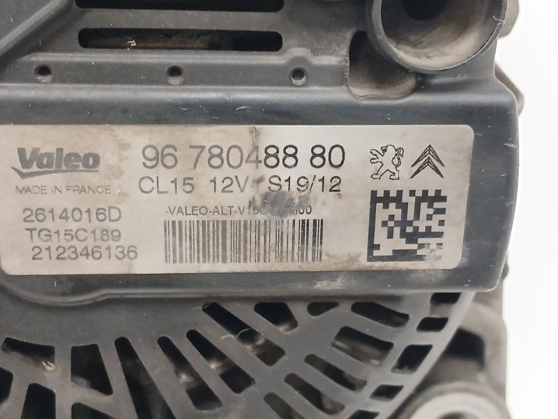 Recambio de alternador para citroën c3 ii (sc_) 1.4 hdi 70 (sc8hzc, sc8hr0, sc8hp4) referencia OEM IAM 9678048880  