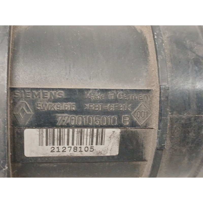 Recambio de caudalimetro para renault megane i classic (la0) 1.9 dti diesel cat referencia OEM IAM 5WK9615 18810 