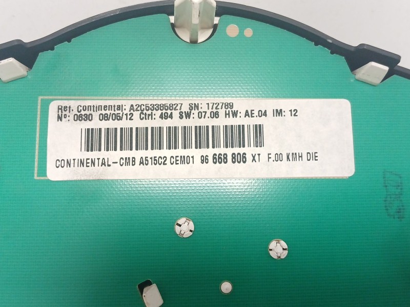 Recambio de cuadro instrumentos para citroën c3 ii (sc_) 1.4 hdi 70 (sc8hzc, sc8hr0, sc8hp4) referencia OEM IAM   