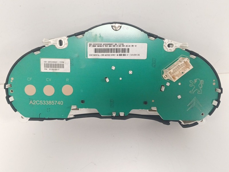 Recambio de cuadro instrumentos para citroën c3 ii (sc_) 1.4 hdi 70 (sc8hzc, sc8hr0, sc8hp4) referencia OEM IAM   