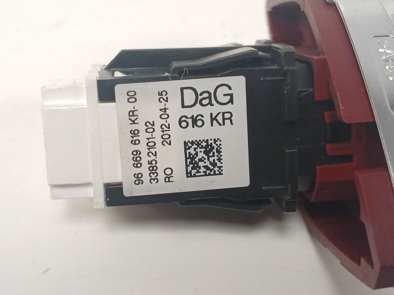 Recambio de warning para citroën c3 ii (sc_) 1.4 hdi 70 (sc8hzc, sc8hr0, sc8hp4) referencia OEM IAM 96669616KR  
