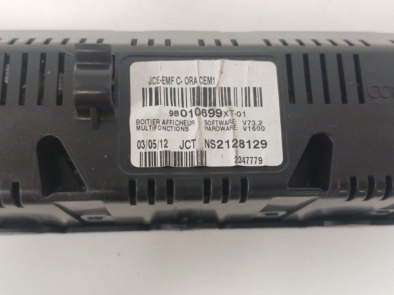 Recambio de pantalla multifuncion para citroën c3 ii (sc_) 1.4 hdi 70 (sc8hzc, sc8hr0, sc8hp4) referencia OEM IAM   