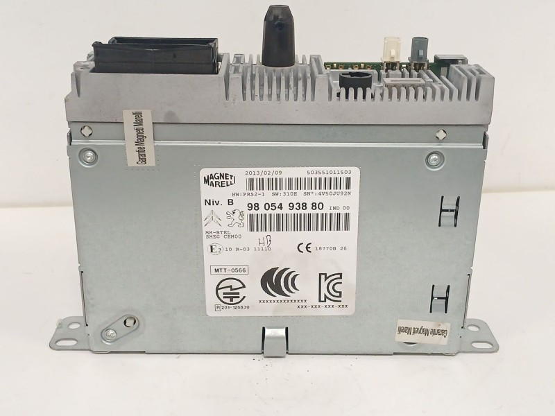 Recambio de modulo electronico para peugeot 208 i (ca_, cc_) 1.2 vti 82 referencia OEM IAM 9805493880  