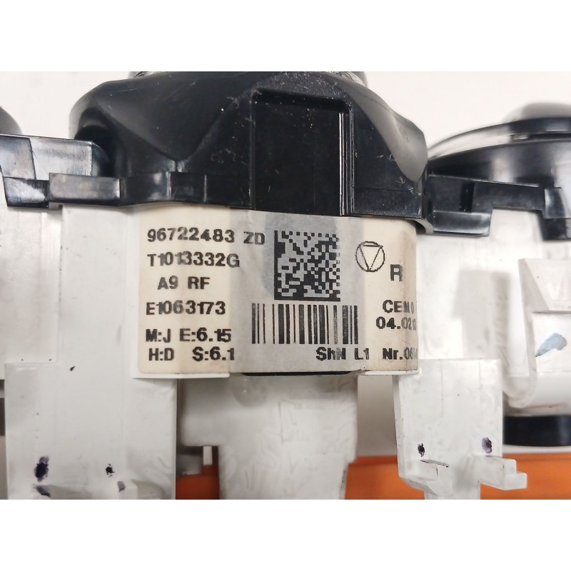 Recambio de mando calefaccion / aire acondicionado para peugeot 208 i (ca_, cc_) 1.2 vti 82 referencia OEM IAM 96722483ZD  