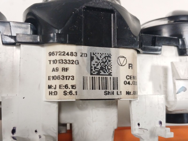 Recambio de mando calefaccion / aire acondicionado para peugeot 208 i (ca_, cc_) 1.2 vti 82 referencia OEM IAM 96722483ZD  