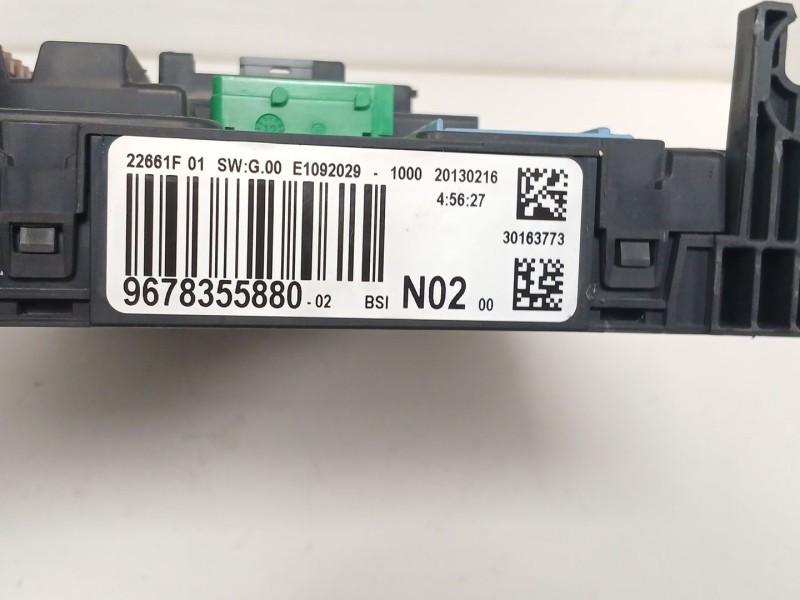 Recambio de caja reles / fusibles para peugeot 208 i (ca_, cc_) 1.2 vti 82 referencia OEM IAM 9678355880 N02 