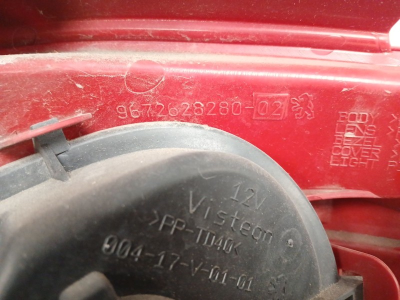 Recambio de piloto trasero izquierdo para peugeot 208 i (ca_, cc_) 1.2 vti 82 referencia OEM IAM 9672628280  