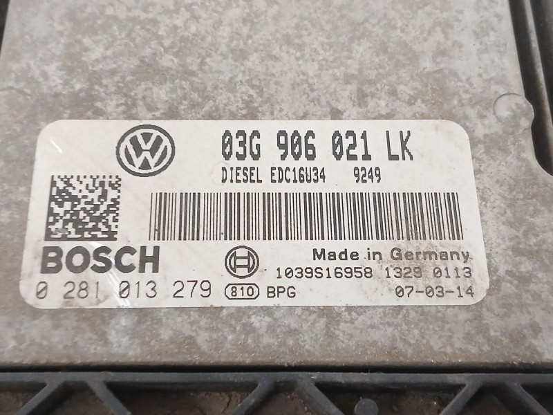 Recambio de centralita motor uce para seat leon (1p1) 1.9 tdi referencia OEM IAM   