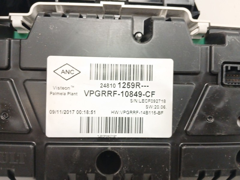 Recambio de cuadro instrumentos para renault clio iv (bh_) 0.9 tce 90 referencia OEM IAM   