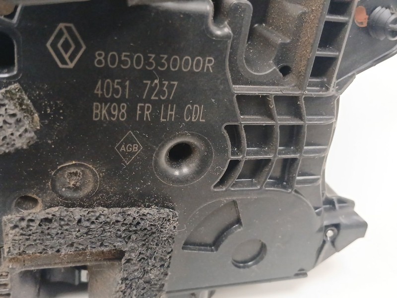 Recambio de cerradura puerta delantera izquierda para renault clio iv (bh_) 0.9 tce 90 referencia OEM IAM 805033000R  