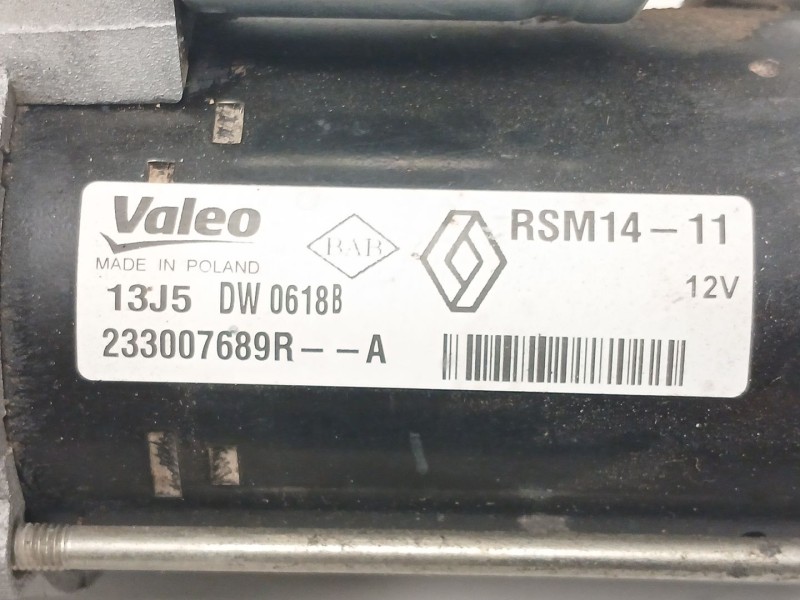Recambio de motor arranque para renault captur i (j5_, h5_) 1.5 dci 90 referencia OEM IAM   