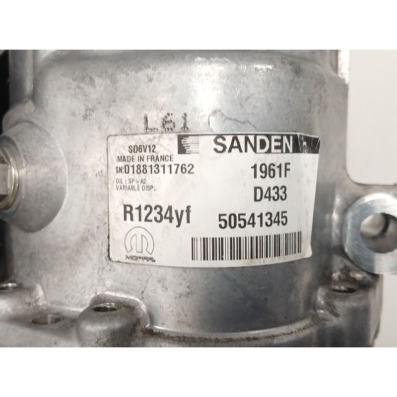 Recambio de compresor aire acondicionado para peugeot bipper (aa_) 1.3 hdi 80 / bluehdi 80 referencia OEM IAM 1961F 50541345 