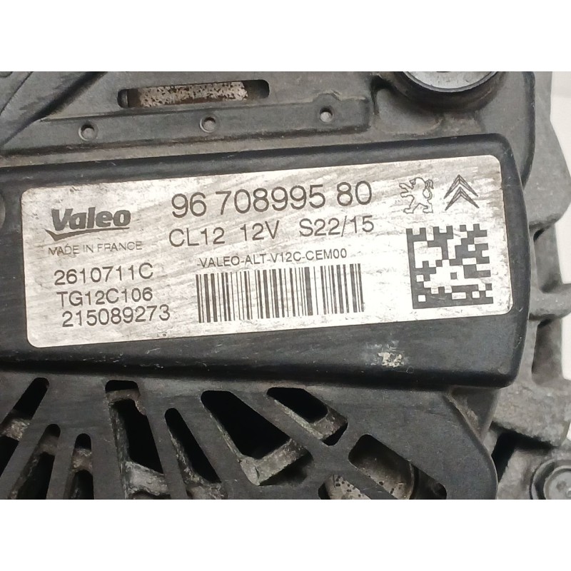 Recambio de alternador para citroën c3 ii (sc_) 1.2 thp 110 referencia OEM IAM 9670899980 CL12 TG12C106