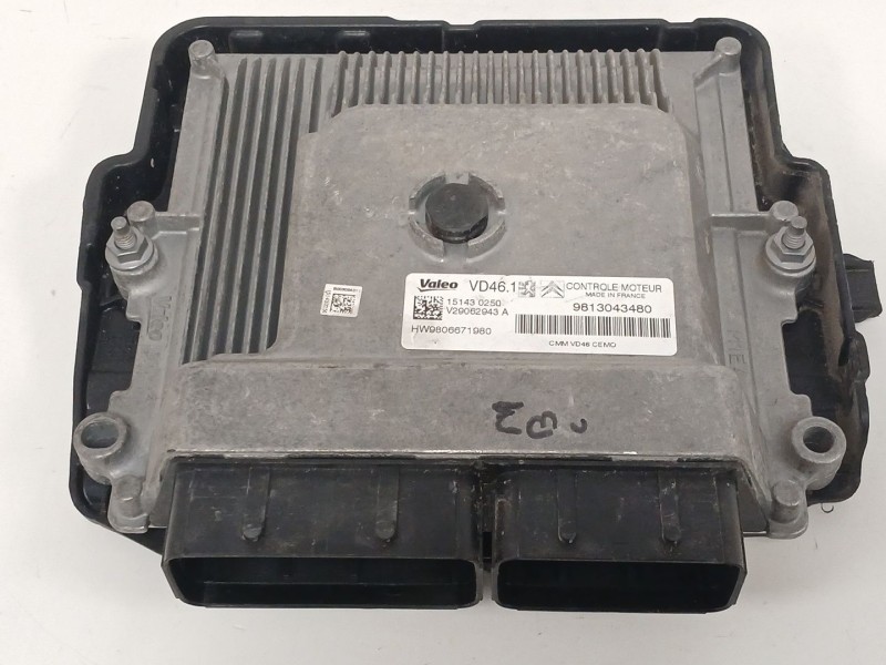 Recambio de centralita motor uce para citroën c3 ii (sc_) 1.2 thp 110 referencia OEM IAM   