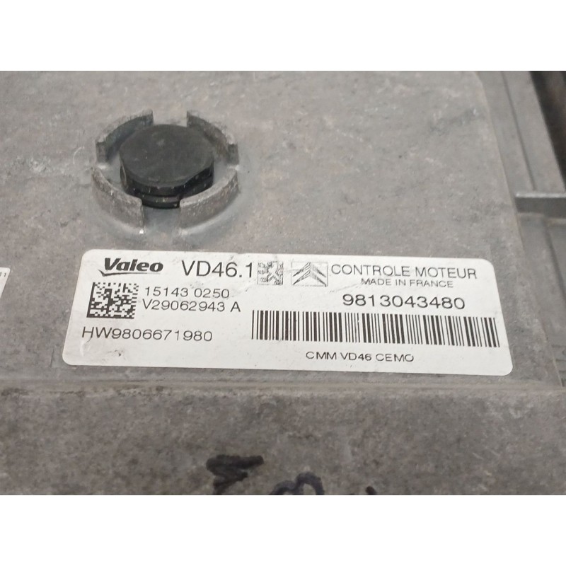 Recambio de centralita motor uce para citroën c3 ii (sc_) 1.2 thp 110 referencia OEM IAM   