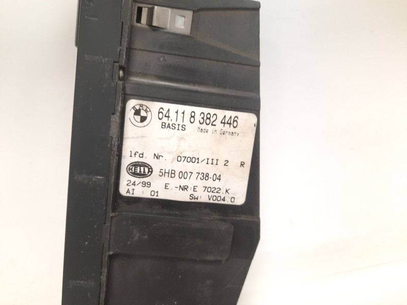 Recambio de mando climatizador para bmw serie 3 berlina (e46) 2.5 24v cat referencia OEM IAM 64118382446 5HB00773804 