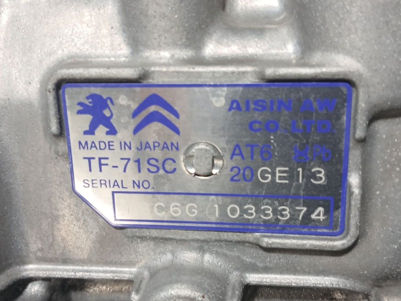 Recambio de caja cambios para citroën c4 cactus 1.2 thp 110 referencia OEM IAM   
