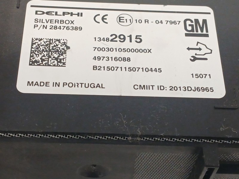 Recambio de modulo electronico para opel insignia a (g09) 2.0 cdti (68) referencia OEM IAM 13482915  