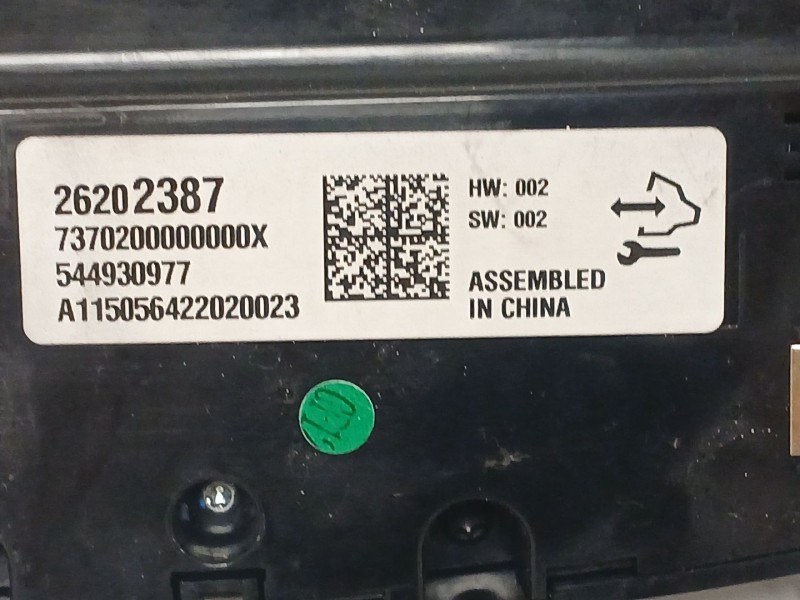 Recambio de mando climatizador para opel insignia a (g09) 2.0 cdti (68) referencia OEM IAM   