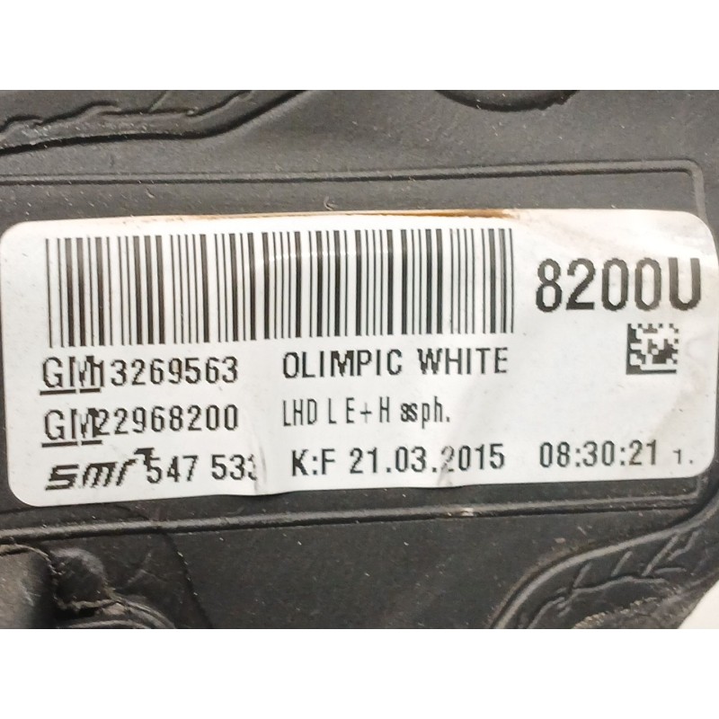 Recambio de retrovisor izquierdo para opel insignia a (g09) 2.0 cdti (68) referencia OEM IAM   