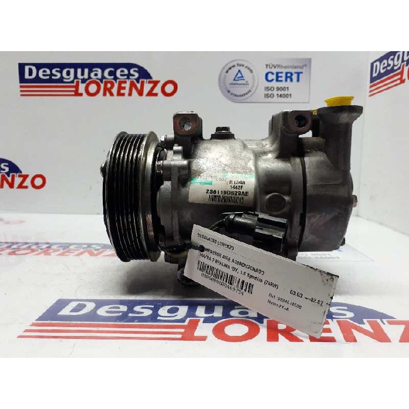 Recambio de compresor aire acondicionado para mazda 2 berlina (dy) 1.6 sportive (74kw) referencia OEM IAM 2S6119D629AE 1442F 