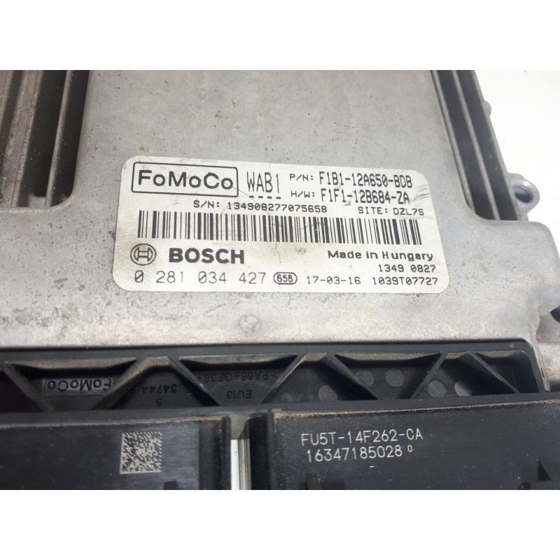 Recambio de centralita motor uce para ford fiesta (ccn) black&white edition referencia OEM IAM F1B112A650BDB 0281034427 