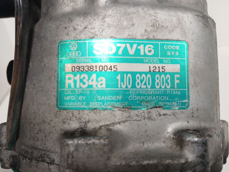 Recambio de compresor aire acondicionado para volkswagen golf iv (1j1) 1.9 tdi referencia OEM IAM 1215  