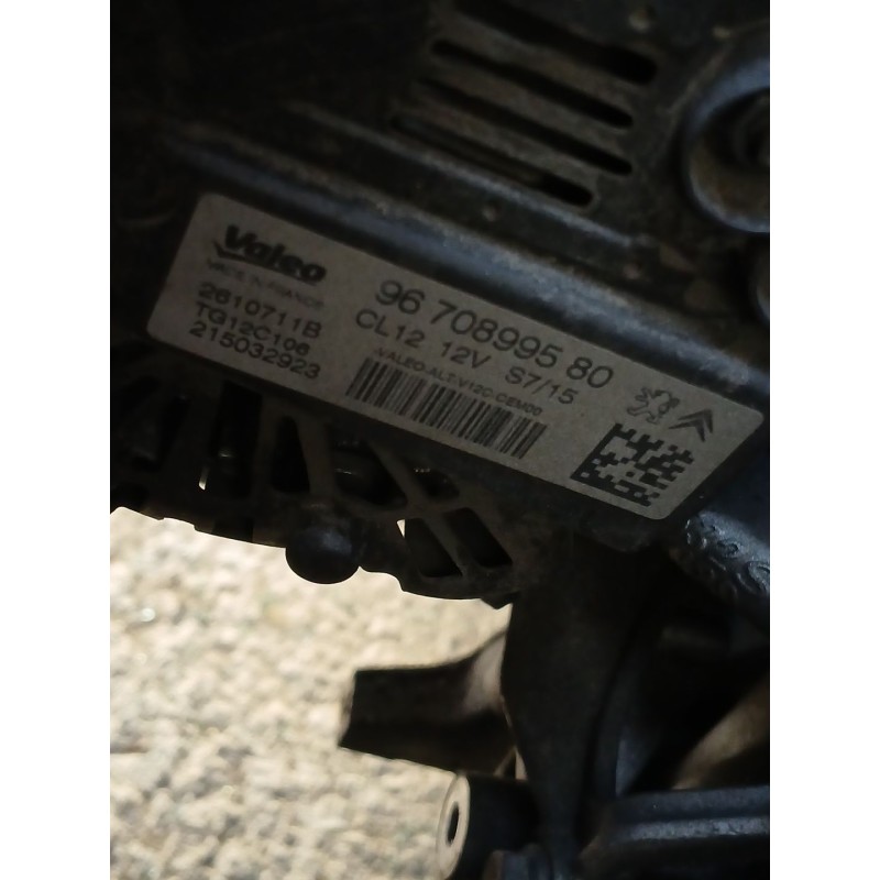 Recambio de alternador para citroën c3 ii (sc_) 1.2 vti 82 referencia OEM IAM 9670899580 cl12 