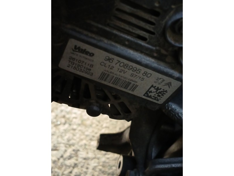 Recambio de alternador para citroën c3 ii (sc_) 1.2 vti 82 referencia OEM IAM 9670899580 cl12 
