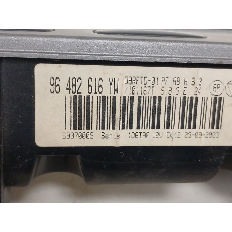 Recambio de mando climatizador para peugeot 406 berlina (s1/s2) 2.0 hdi referencia OEM IAM 96482616YW 18922 
