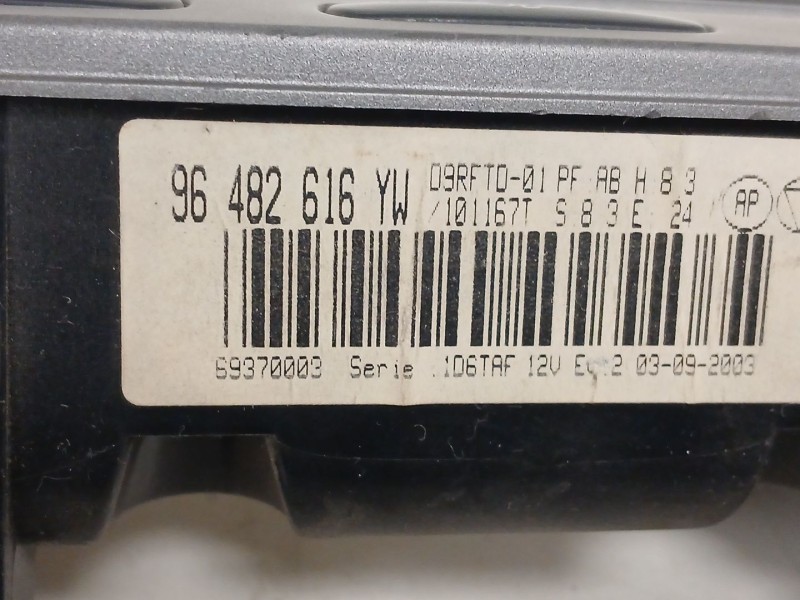 Recambio de mando climatizador para peugeot 406 berlina (s1/s2) 2.0 hdi referencia OEM IAM 96482616YW 18922 